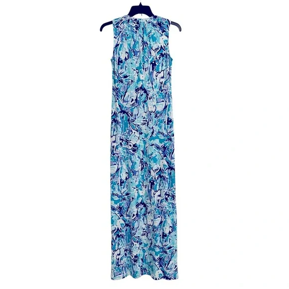 LILLY PULITZER ESSIE MAXI LONG DRESS SIZE XXS - Picture 6 of 9